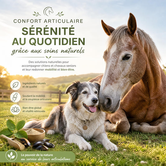 Soulager l'arthrose et la raideur musculaire : Le guide du vieillissement serein pour votre chien et votre cheval